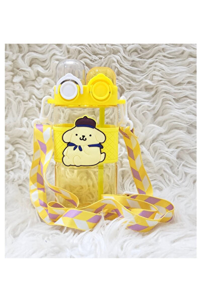 Generic The image is of a 580ml water bottle featuring popular cartoon characters with stickers.