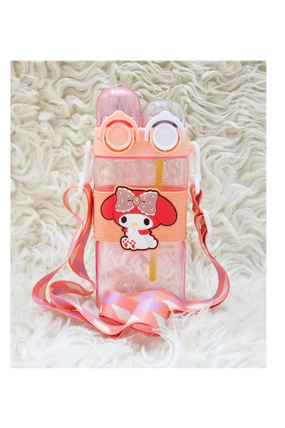 Generic The image is of a 580ml water bottle featuring popular cartoon characters with stickers.