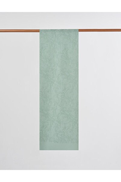Kayra Brush Pattern Floş Shawl Mint