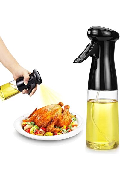 Generic A versatile glass oil sprayer for cooking, grilling, and salad preparation.