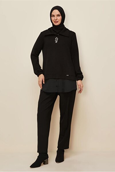 Alvina Shirt with Garnish Tracksuit Tunic 46110