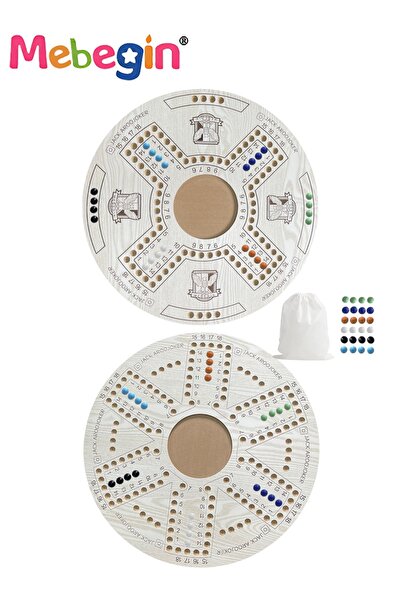 MEBEGIN مجموعة ألعاب جاكارو اللوحية مع 24 كرة زجاجية و54 بطاقة لعب، ألعاب طاو...
