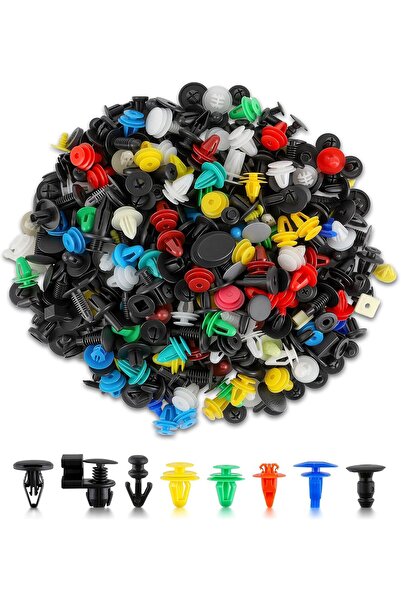 Generic Moto All Nylon Car Clip Fastener Set for Bumpers, Fender & Hood - 500...