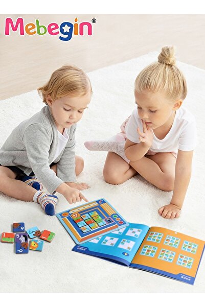 MEBEGIN لعبة سودوكو مغناطيسية 4 في 1 مع 100 لغز و36 قطعة شطرنج، أنشطة تعليمية...