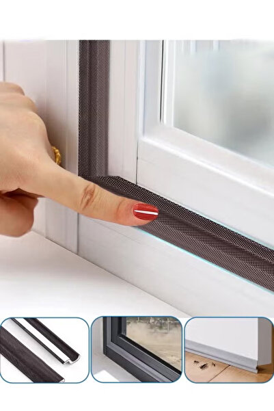 Generic Self-adhesive window seal strip, soundproof, windproof, and insect-proof door seal strip,Brown