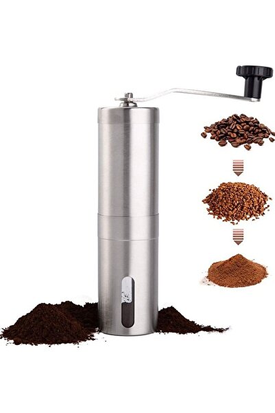 Gonice Manual Coffee Bean Grinder Stainless Steel Hand Coffee Mill Ceramic Burr