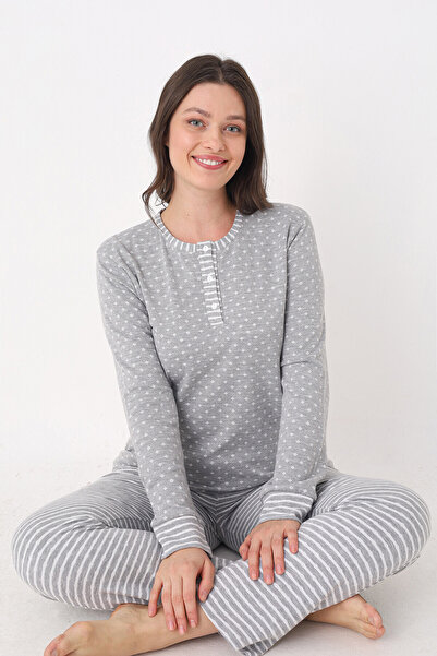 NBB Gray Patchwork Pajama Set