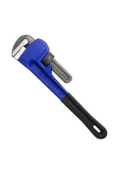 Generic مفتاح أنابيب عالي التحمل مقاس 14 بوصة - مفتاح سباكة قابل للتعديل مع قبضة فك قوية ومقبض مانع للانزلاق