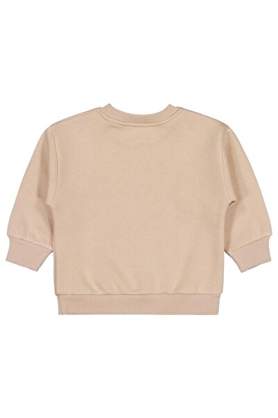 Civil Boys Bear Print-Embroidered 2-5 Years Old Sweatshirt - Beige 2-3 Years Old