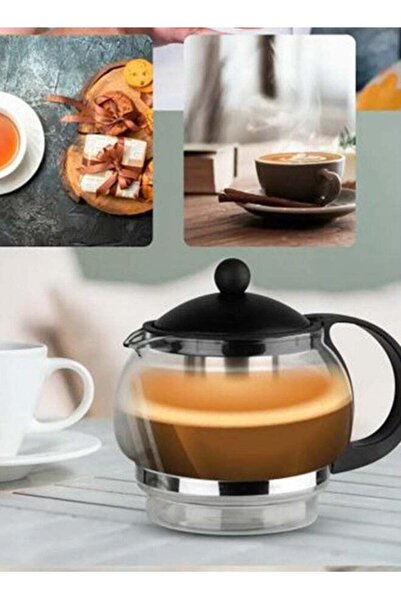 Generic Electric Kettle with Tea Tray, Glass Tea Maker with Filter