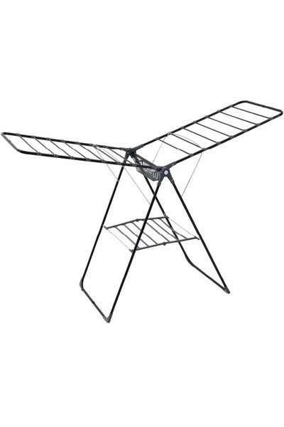 ARUAT 14 Askılı Kalın Borulu Kurutmalık, Katlanabilir Çamaşır Kurutma Askılığ...