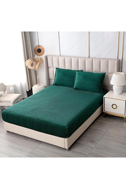 FANE Bed Cover with Elastic 180x200x20 cm + 2 Pillowcases 50x70 cm – Cocolino Material