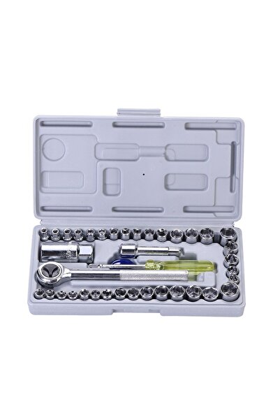 Lawazim Mechanics Tools Kit 40pc - Wrench and Socket Set