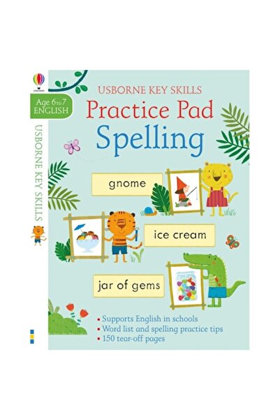 Usborne Publishing Spelling practice pad 6-7