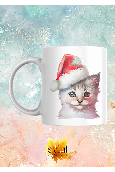 Eylül Design New Year Special Design Merry Christmas Printed Mug Cup Gift Tea...