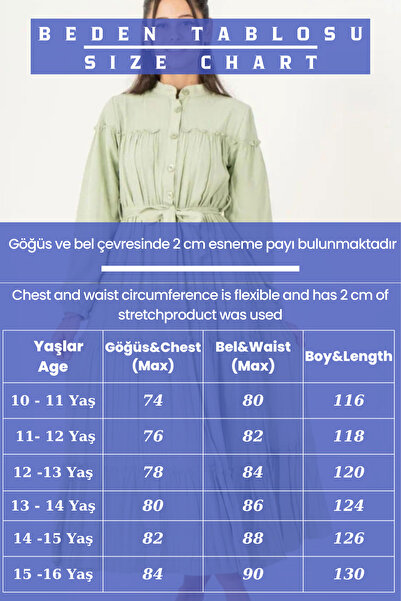 Asortik Kids Rochie lungă căptușită pentru fetiță-ELB-2049-4979