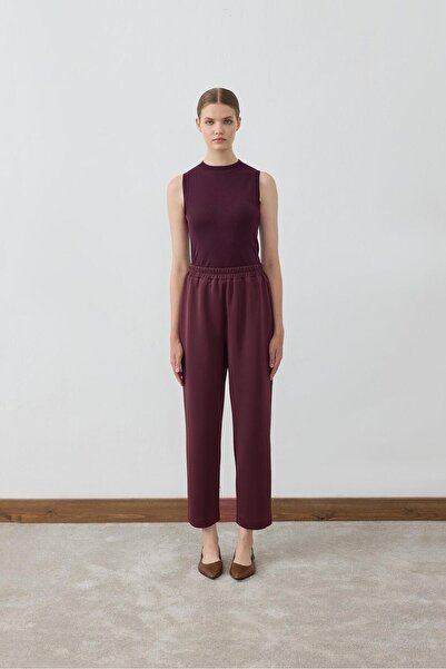 TERZİ DÜKKANI SCUBA OVERSİZE HAVUÇ PANTOLON BORDO