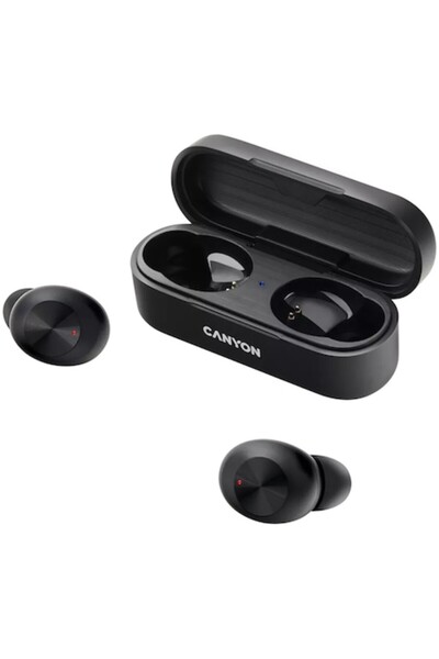 CANYON Căști intraauriculare Bluetooth, TWS-1, negre (CNE-CBTHS1B)