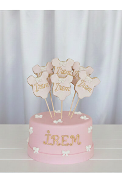 Maku home Bebek tulumlu baby shower Butik kurabiye standli -20 li