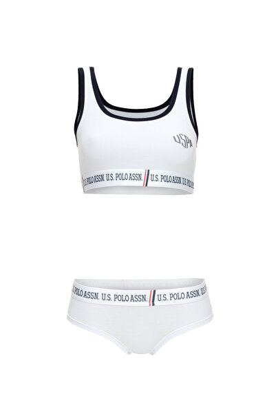 U.S. Polo Assn. Women's White Underwear Set 50319692-Vr013