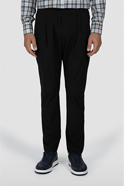 PAUL&SHARK بنطلون تشينو منسوج للرجال مع رباط