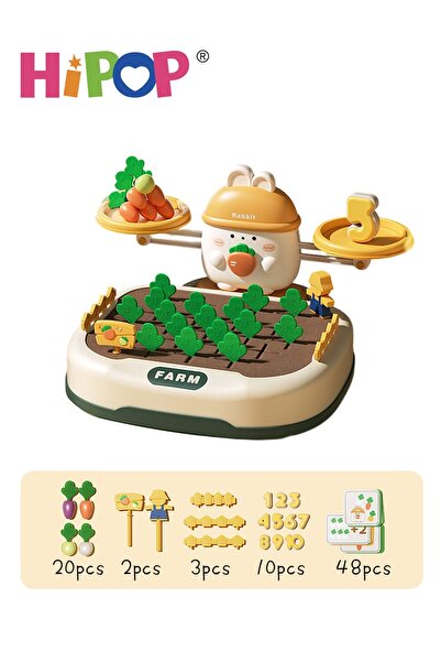 HIPOP ألعاب الرياضيات 2 في 1، لتنمية ذكاء الأطفال، لعبة تعليمية رقمية