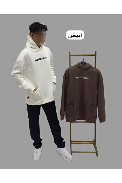 ALANAQA New unisex oversized cotton lined pullover hoodie