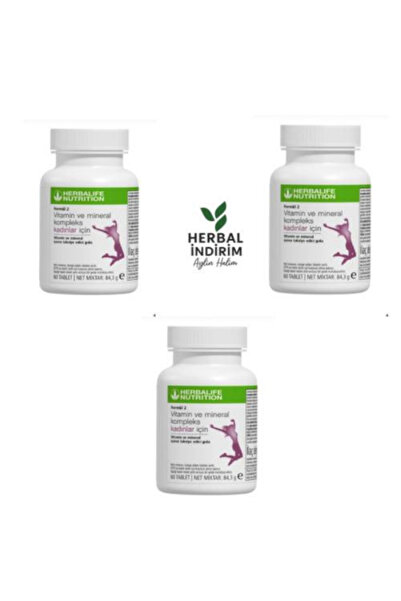 Herbalife Kadın Vitamini 3'lü Set