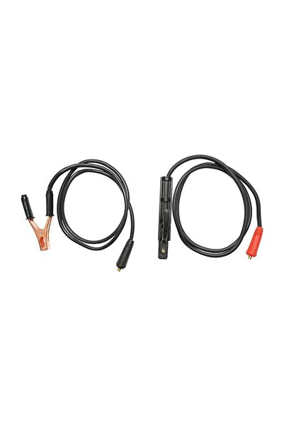 OEM Set cabluri sudura, 2 * 1.7m, cablu fi 16mm, conectori 9mm rosu pentru cl...