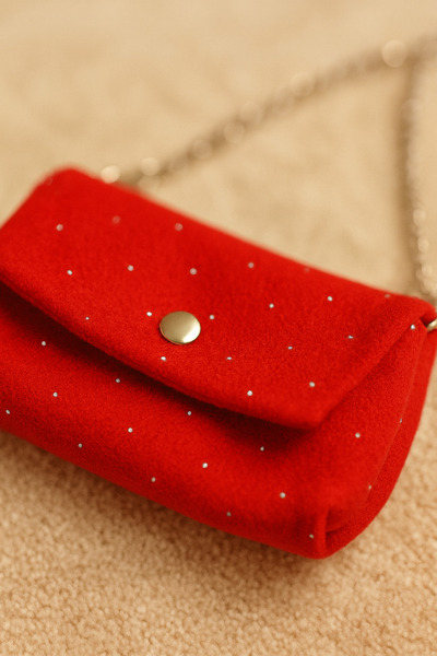 SETTY KOOP Girls Christmas Dress with Sparkle Details & Matching Bag- Holiday Outfit rochie Crăciun 4-14 ani