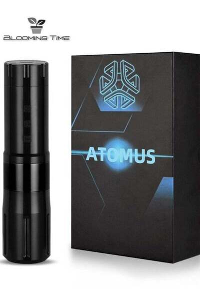 ATOMUS آلة دوارة لقلم الوشم باللون الأسود