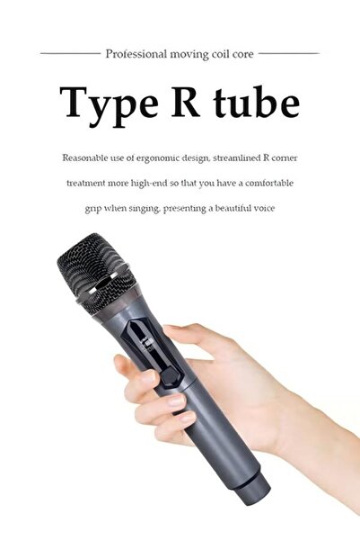 DOMEET Wireless Microphone, Universal Handheld Karaoke Mic Speaker