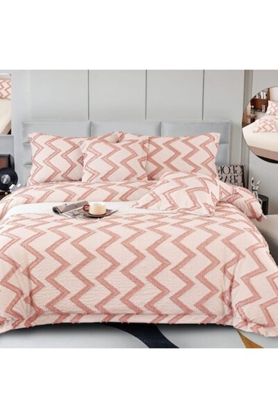 Casa de Vis Double bed linen set, satin cotton, 180 x 200 cm, 6 pieces, with ...