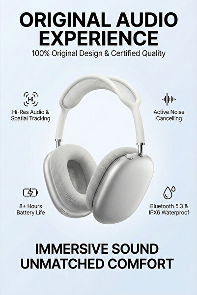 NO BRAND Certified genuine headphones - Spatial Audio and active noise cancellation - 100% identical design