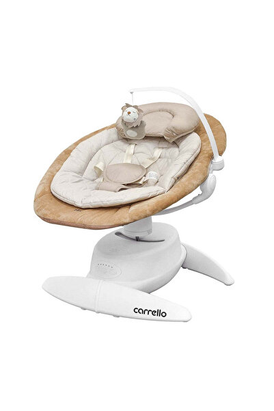 Carrello Balansoar electric rotativ MIO Linen Beige la 360° cu melodii și înc...