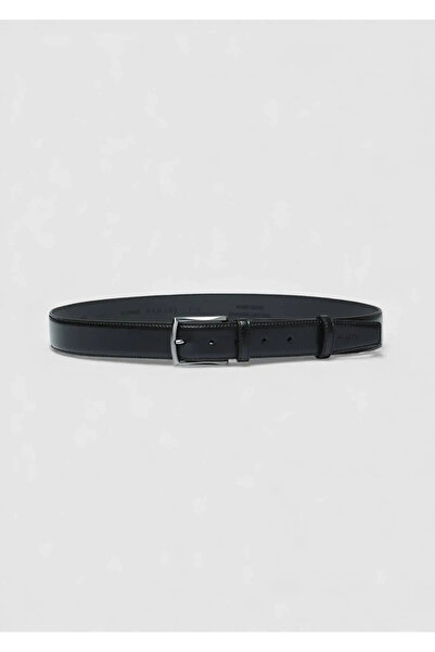 Ramsey Black Calfskin Belt