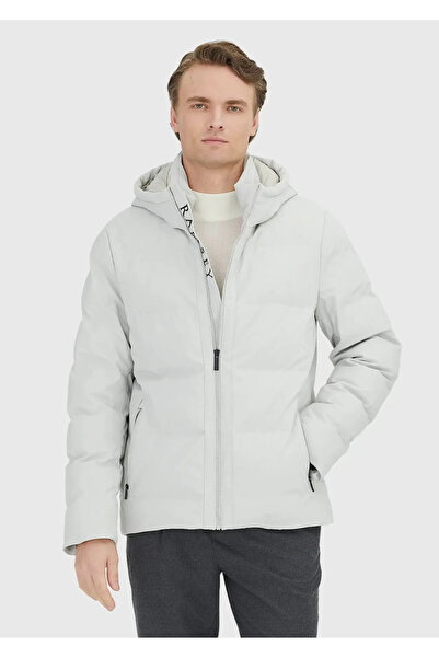 Ramsey Kum Regular Fit Hooded Casual Woven Coat