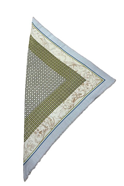 Nish&Chic Patterned Wool Square Shawl