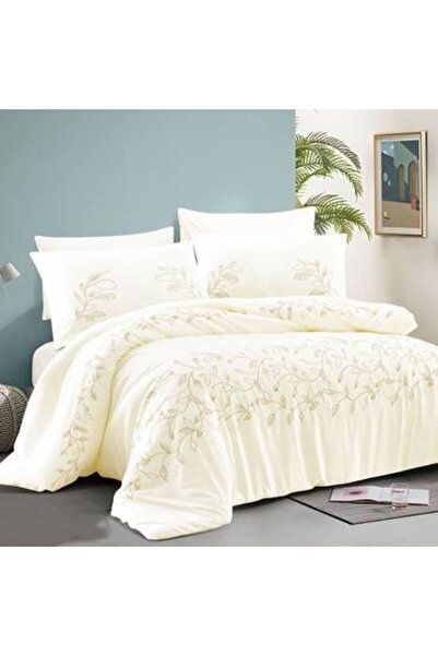 Pazar Home Bedding Double bedsheet set, 6 pieces, 260*240cm, embroidered, Bazaar Home Venice -001
