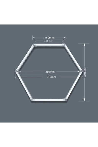LEDIGANT Bec LED tip fagure de miere pentru cadă, 7W, 440mm, material plastic, 6500k, lumină albă rece