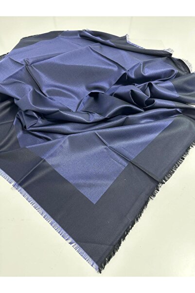 ARMANDA Cotton Silk Scarf - 3020 Navy Blue