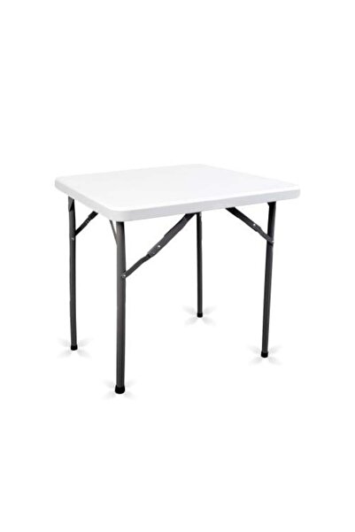 AL ELMAM ALSHAMEL TRADING COMPANY White Reinforced Folding Plastic Table 70x70