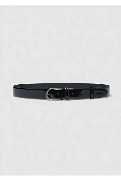 Ramsey Black Calfskin Belt