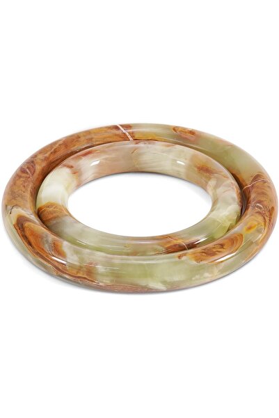 Radicaln Marble Trivet Set of 2 Green Handmade Pot Holders for Kitchen Decor & Hot Dishes