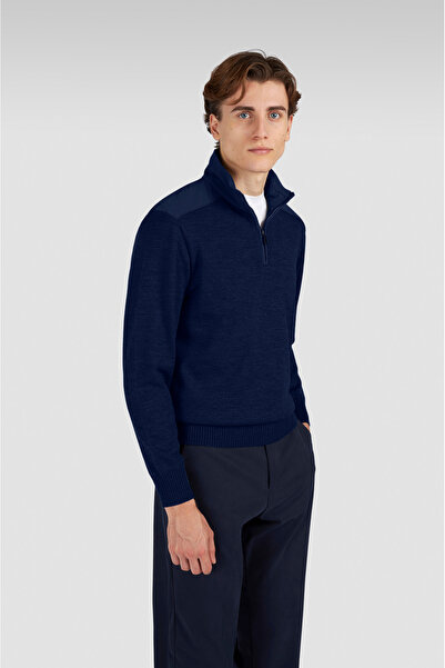 PAUL&SHARK Men's Knitted Wool Zipped Sweater