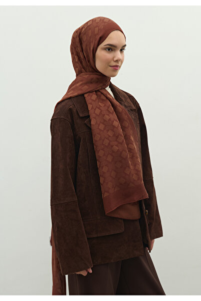 Fresh Oslo Cotton Flower Jacquard Shawl Tile