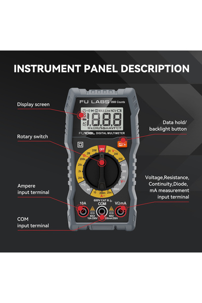 LEDIGANT Digital multimeter FU108L