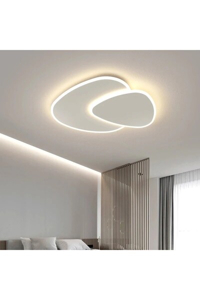 Alessandro DESIGN LED Chandelier with Remote Control 98W, Oval, Cold/Warm/Neu...
