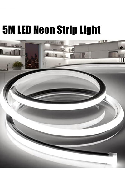 Generic LED Neon Light Strip, 16.4ft/5m, 12V RGB Light Rope, Waterproof IP65, Cuttable Neon Sign