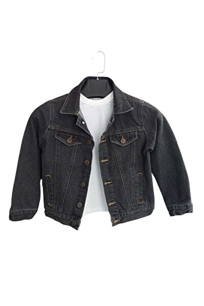 COUPON Children's Denim Jacket / Anthracite
